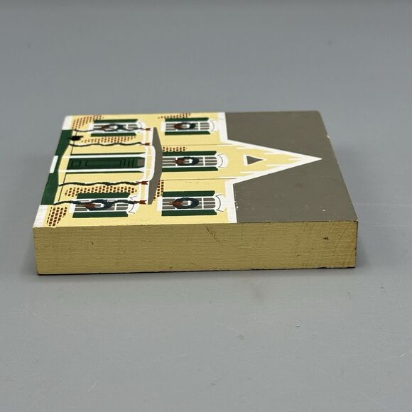 1992 Cats Meow Hometown Christmas Series Howey House Bed & Breakfast Faline Wood - Picture 5 of 7